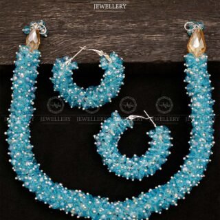 Decent gajra necklace with earrings for girls and woman charming locket set Ratings 69